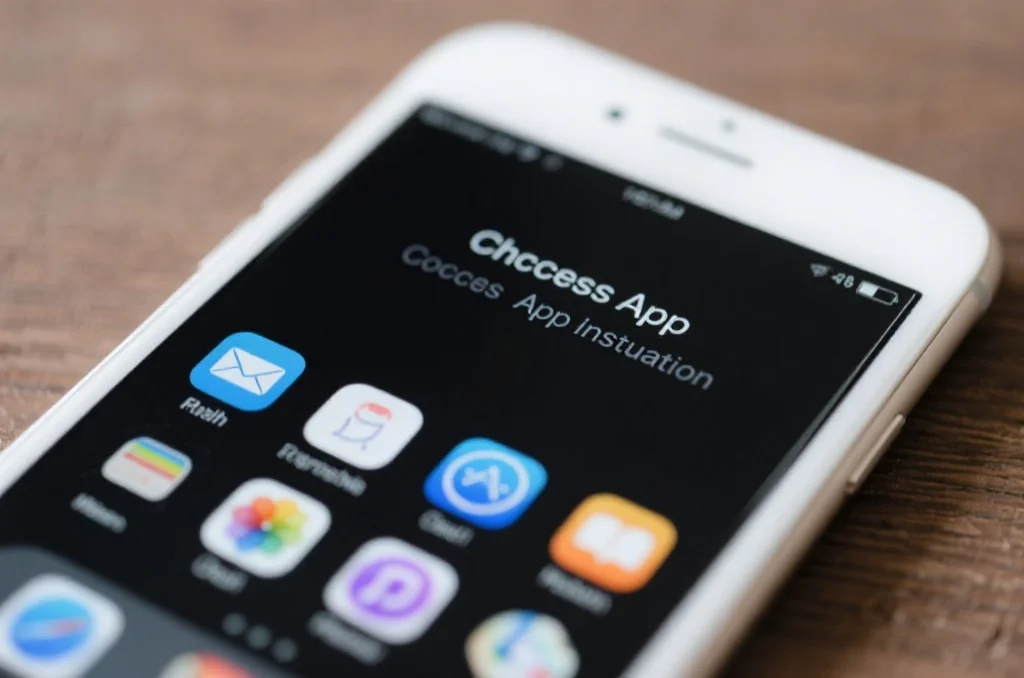 汇赢App成功安装并运行的智能手机界面